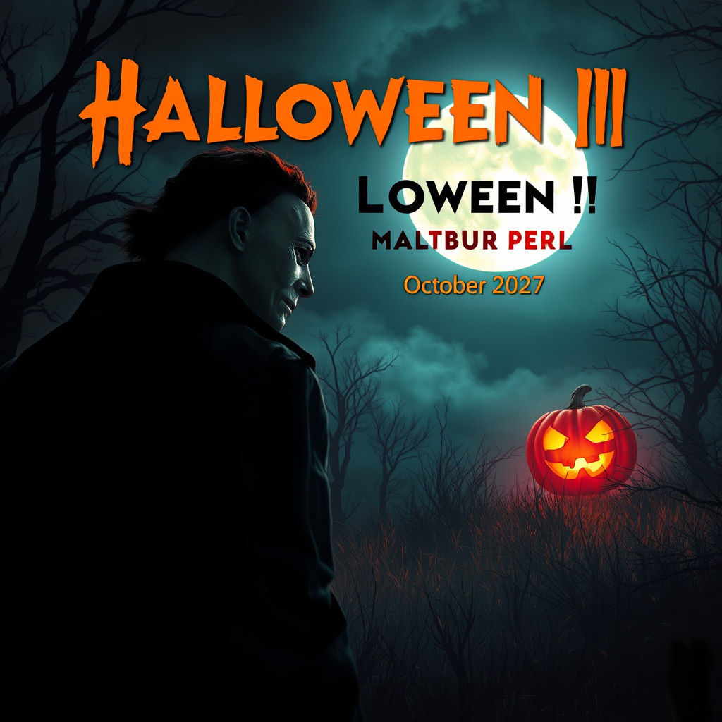 Michael Myers Halloween III Movie Poster Concept