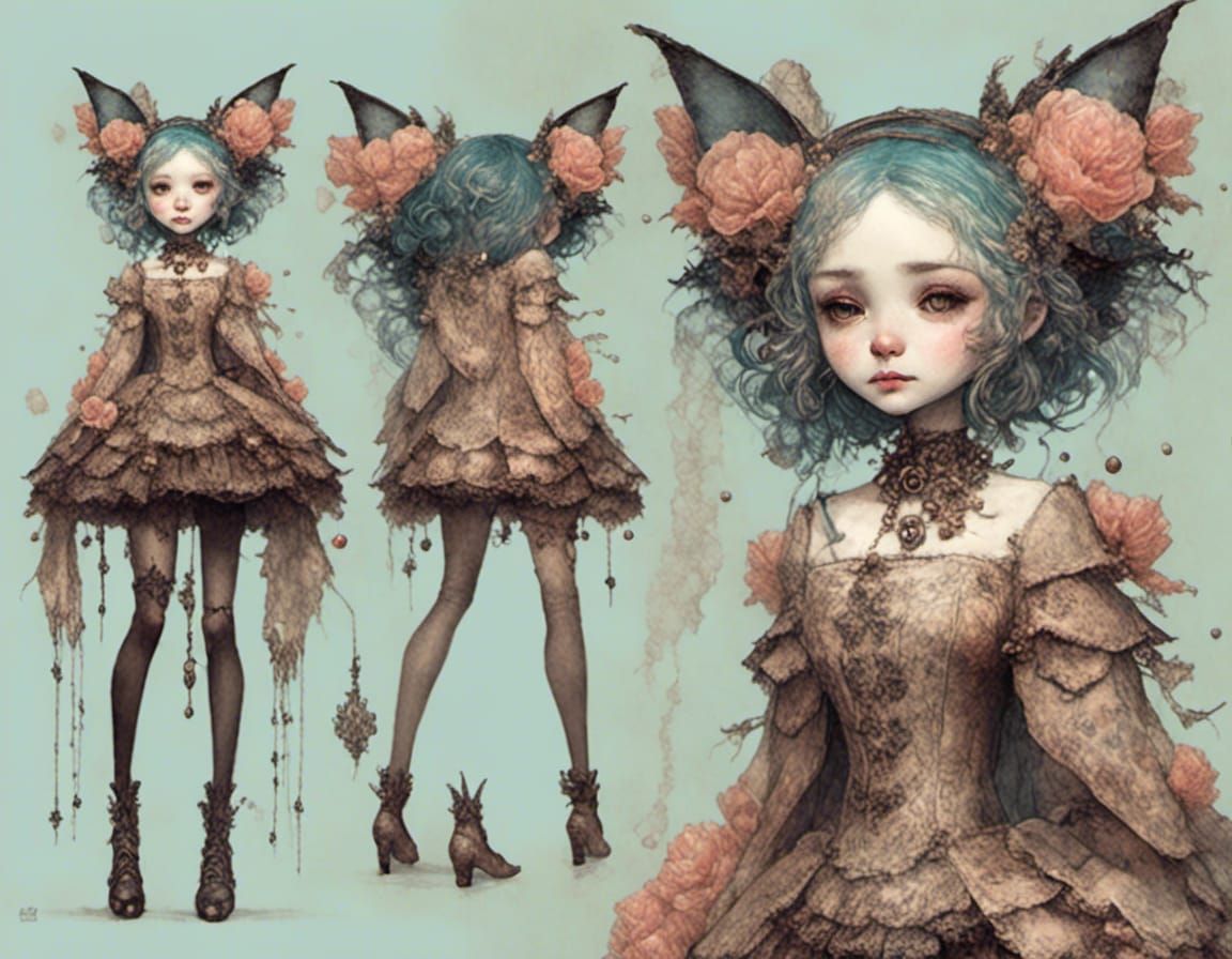 Peachpit Ticklebiscuit: Full Character Portrait