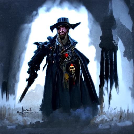 Sinister Johnny Depp Asmongold Portrait