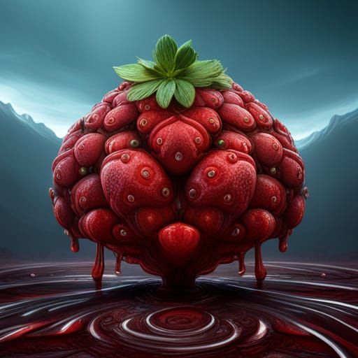 Strawberry Brain Monster
