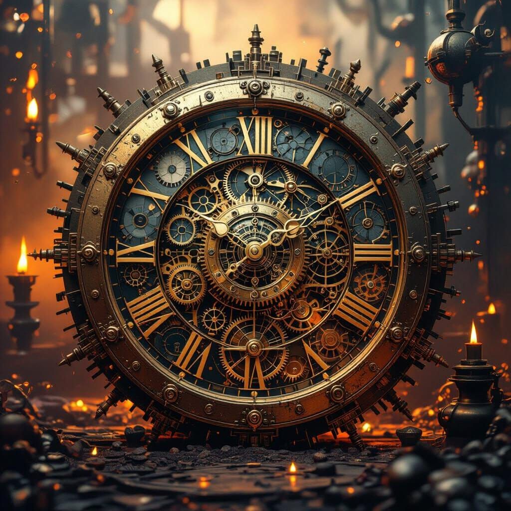 Surreal Steampunk Clockwork Dreamscape
