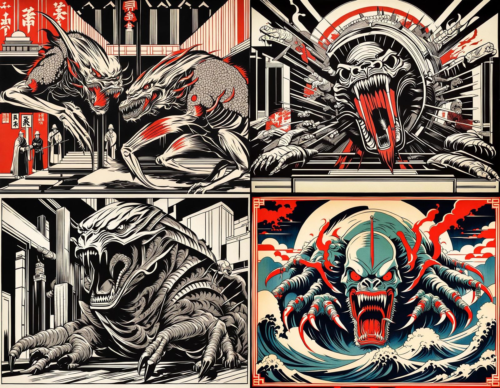 Art Deco Horror: Ebirah Claw Vivisection