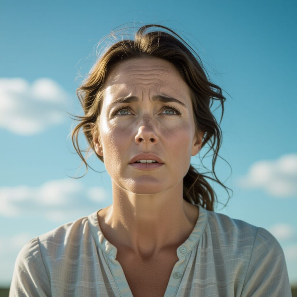 Mother's Prayer For Dying Husband Cinematic Film Still