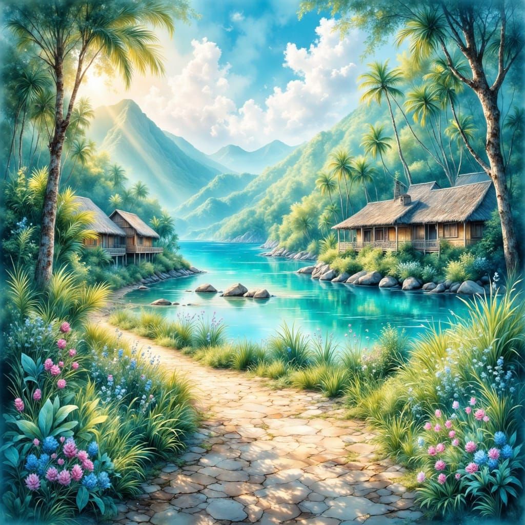 An island in New Guinea.