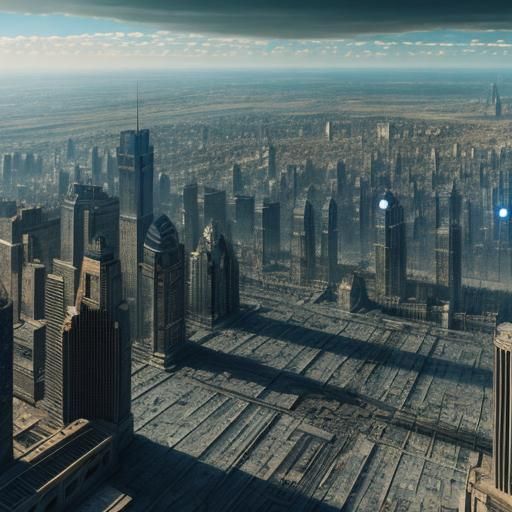 AI Aftermath: Hyperrealistic Post-Apocalyptic Concept Art