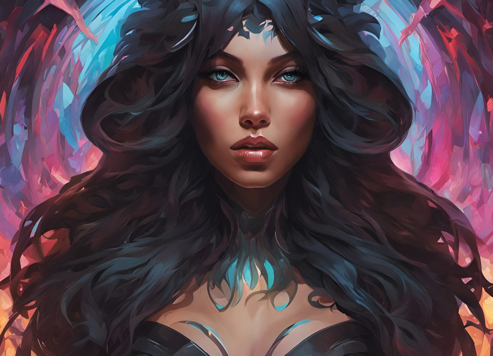 Intricate Portrait with Dynamic Lighting in Unreal Engine 5