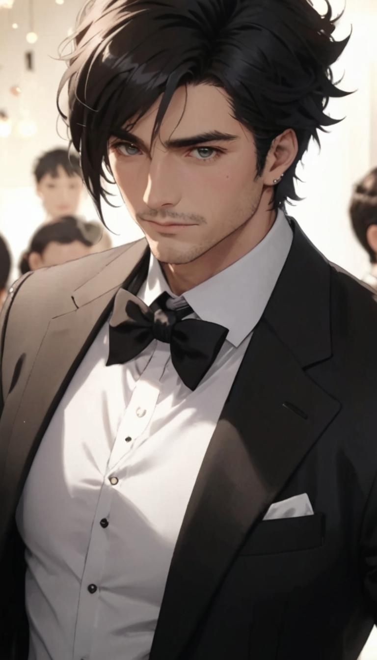 Handsome Professor at High Class Party in HD