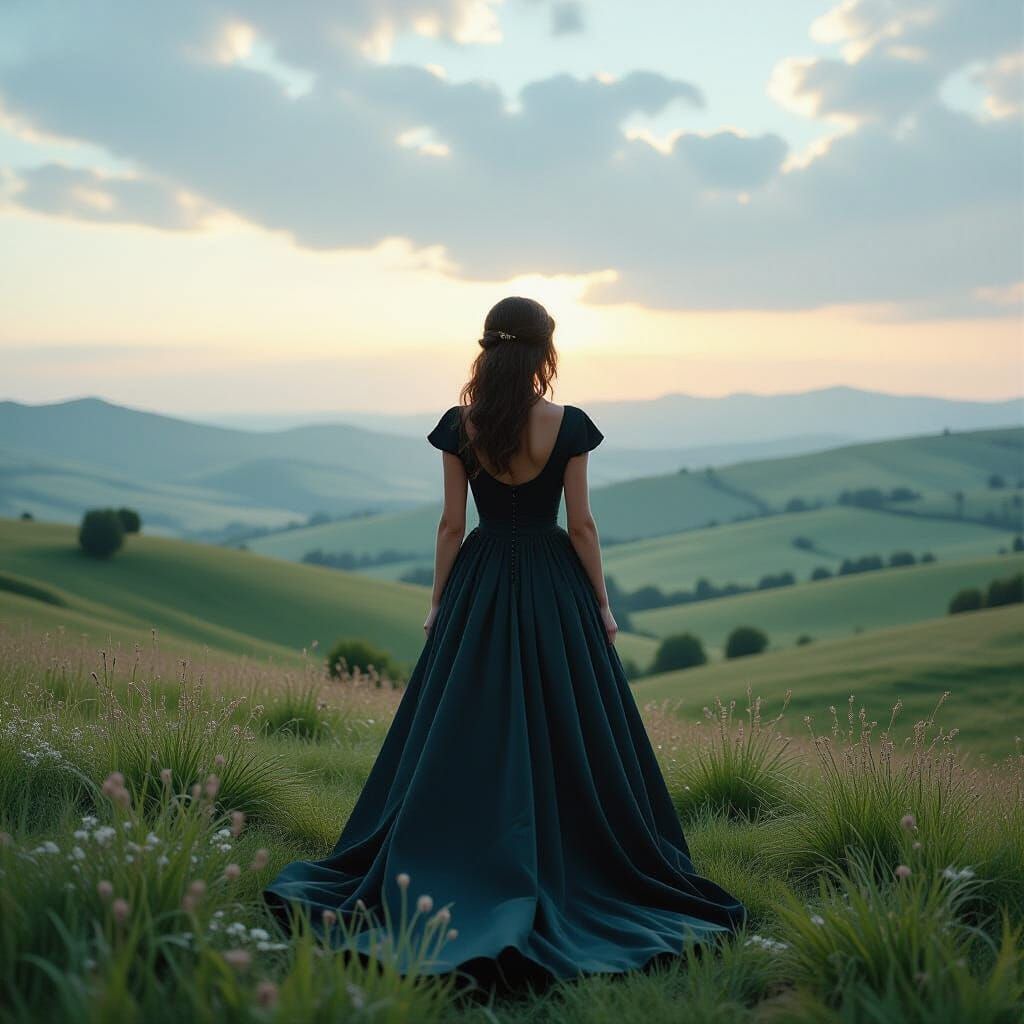 Cinematic Landscape Resembling Woman's Body