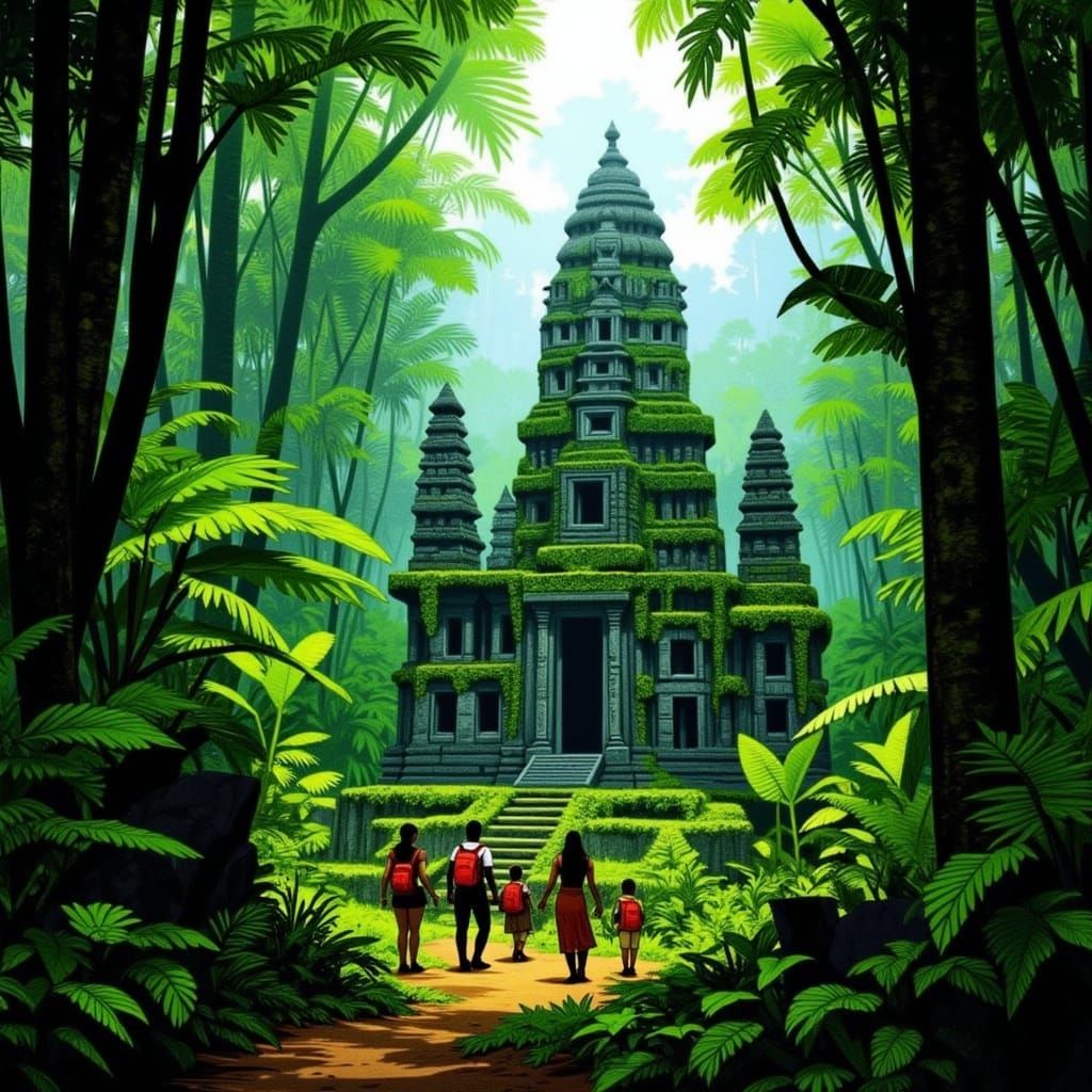 Jungle Adventure Team Finds Hidden Temple