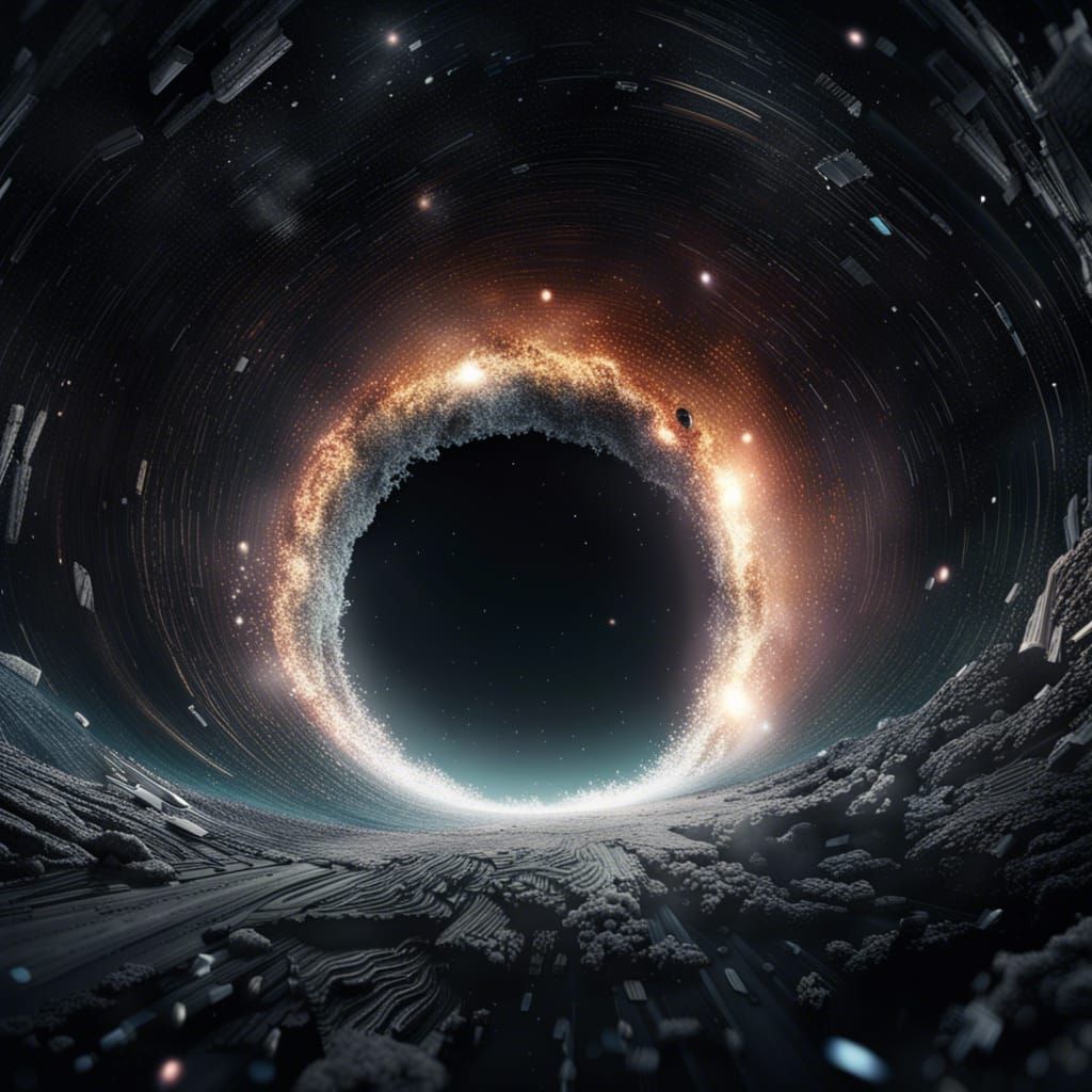 Dramatic White Hole Emerges From Black Hole