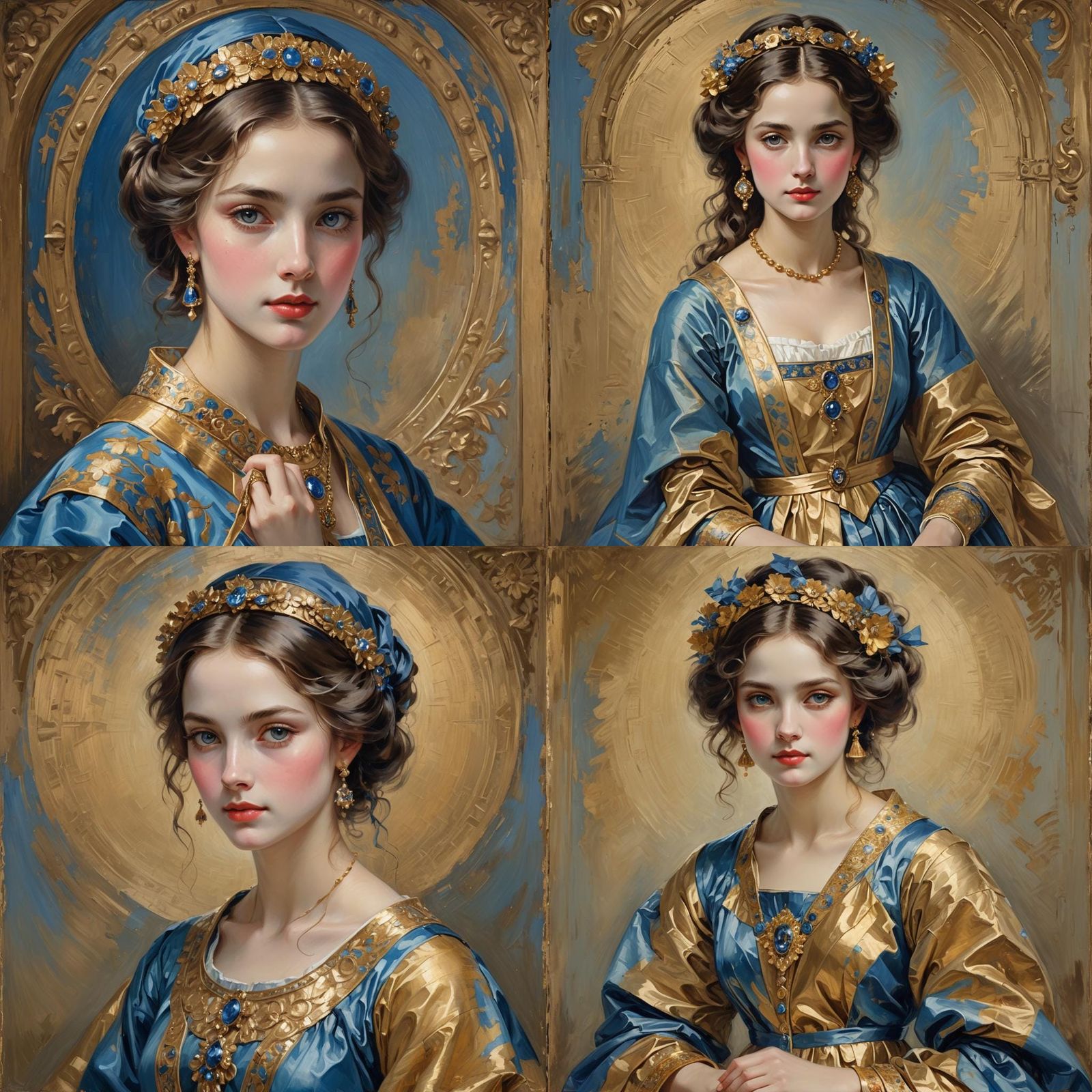 Anime Style Portrait of a Beautiful Woman