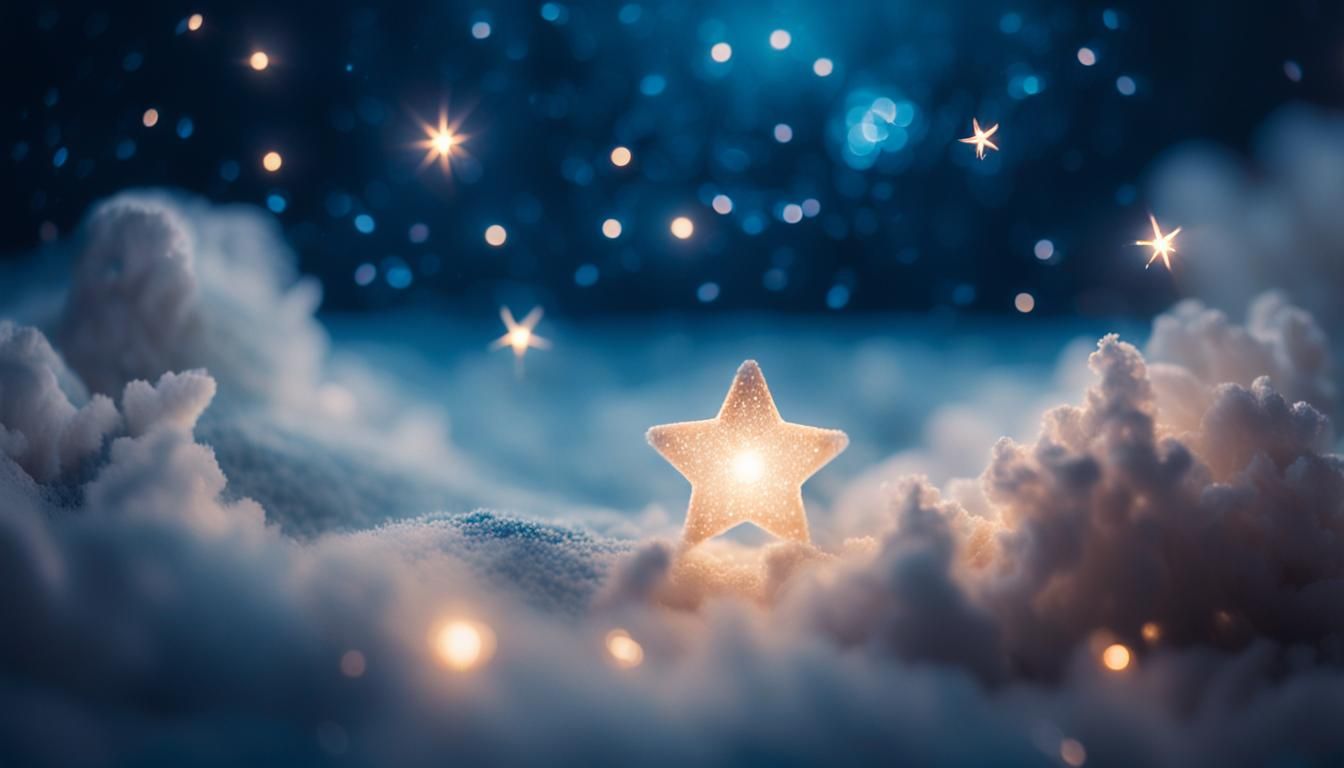 Ethereal Star in the Darkness: Miniature Photography