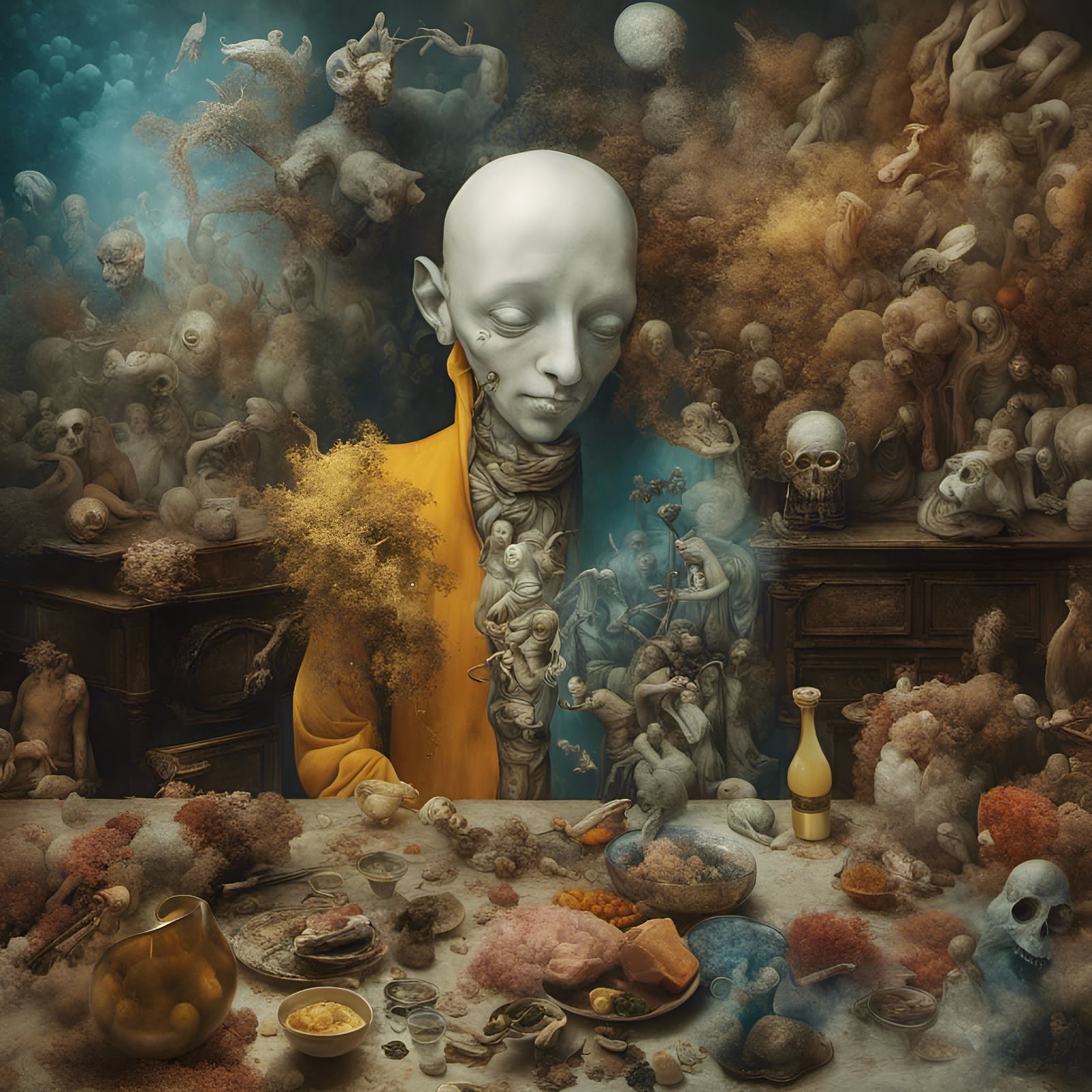 Magical Biological Mind with Dreamy Particles