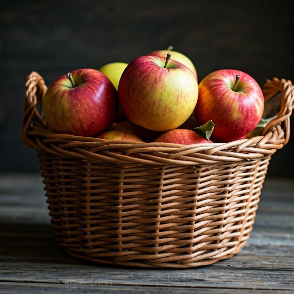 Autumn Harvest in Warm Golden Light