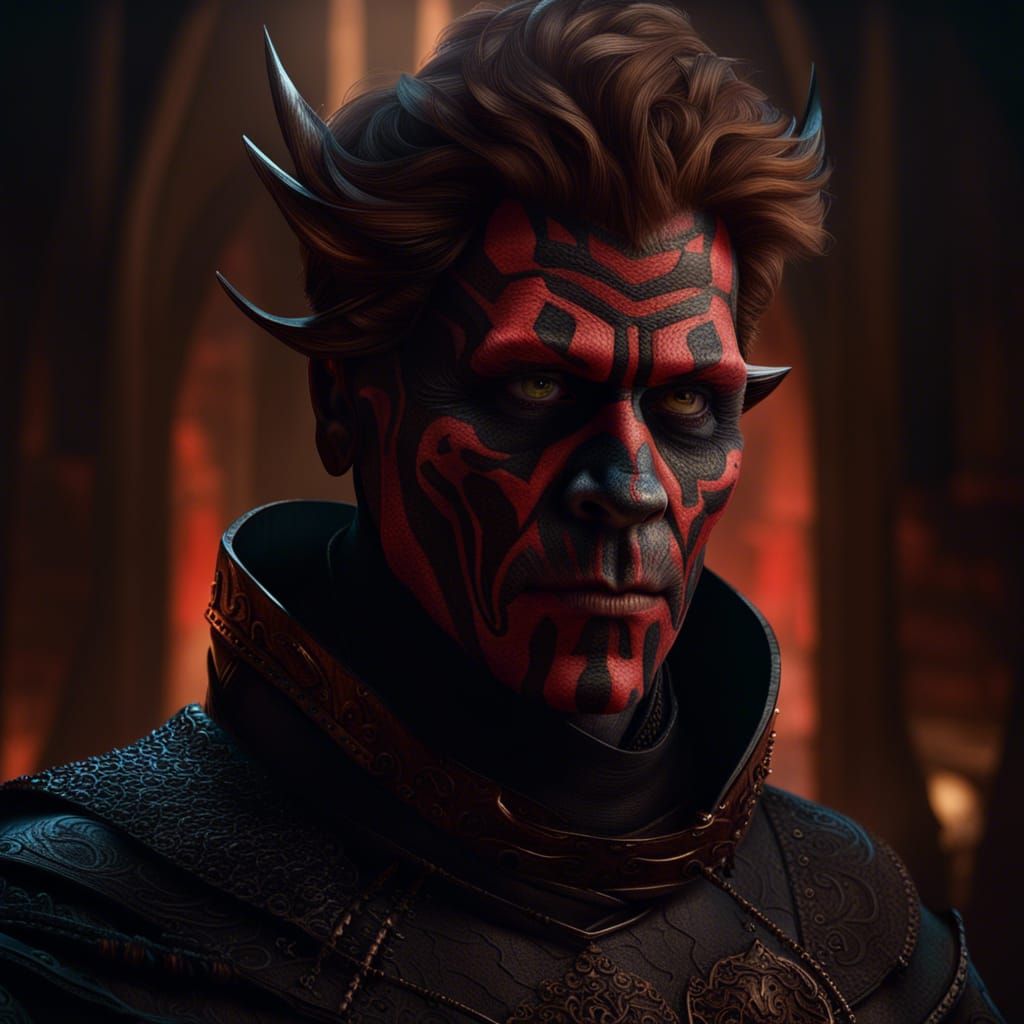 Fantasy Rogue Portrait in Detailed Matte Painting Style