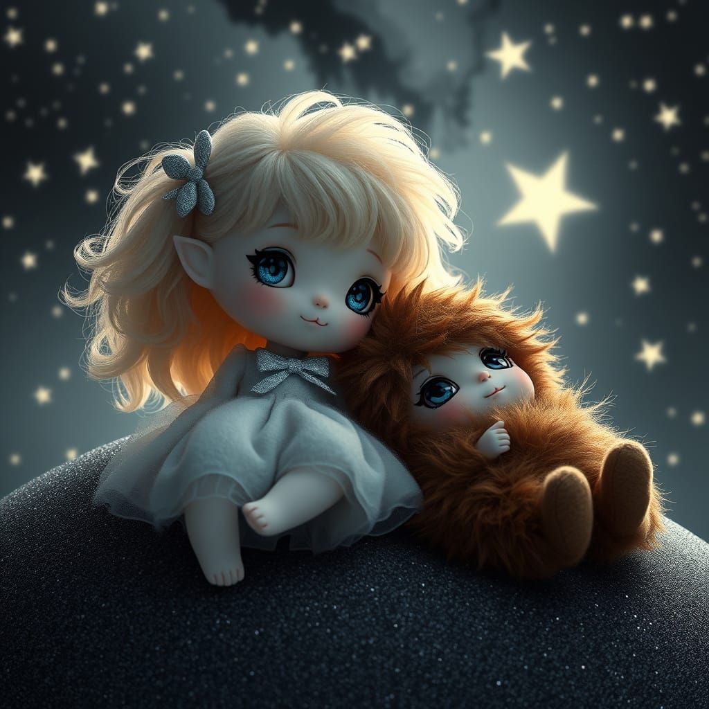Kiki Monchhichi's Magical Nighttime Adventure