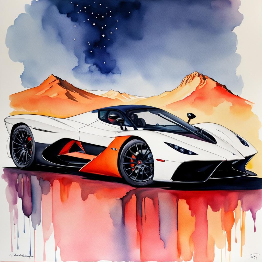 Fantastical SSC Tuatara in Watercolor