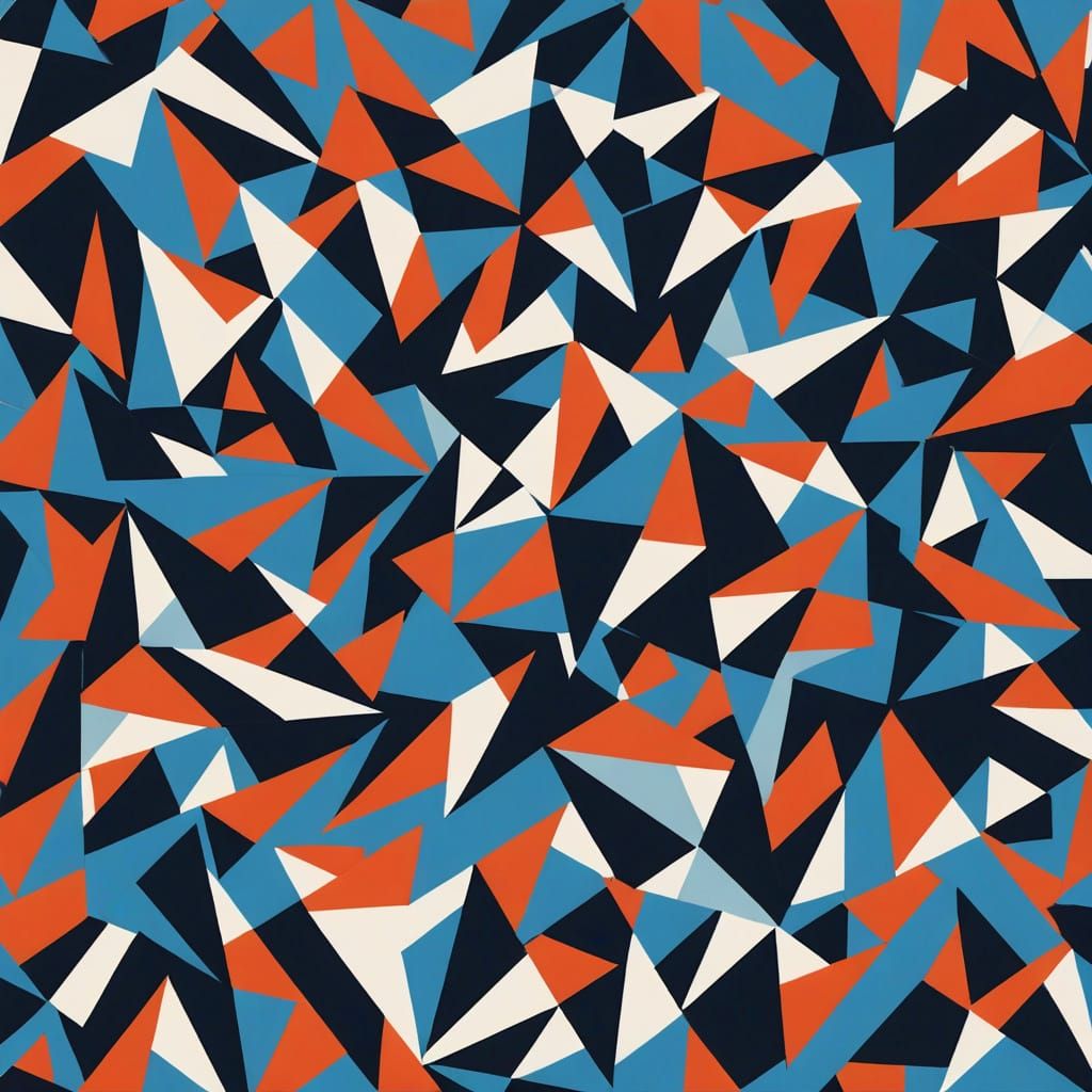 Abstract Life in the Style of Bridget Riley