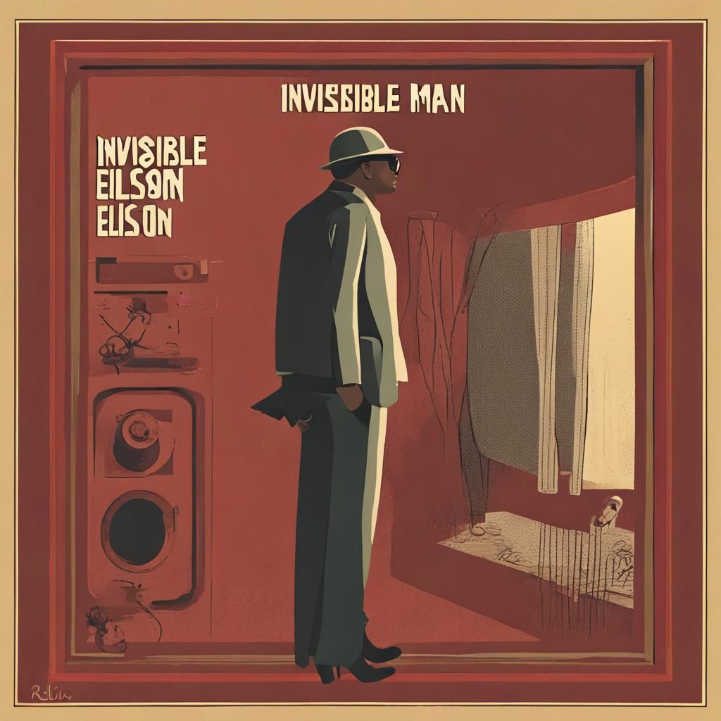 Invisible Man in Fassbinder Film Poster Style