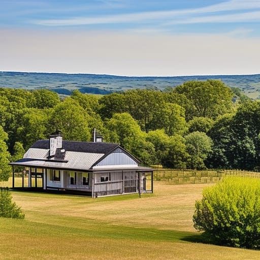 Gandalf Arrives in Hobbiton: Digital Art