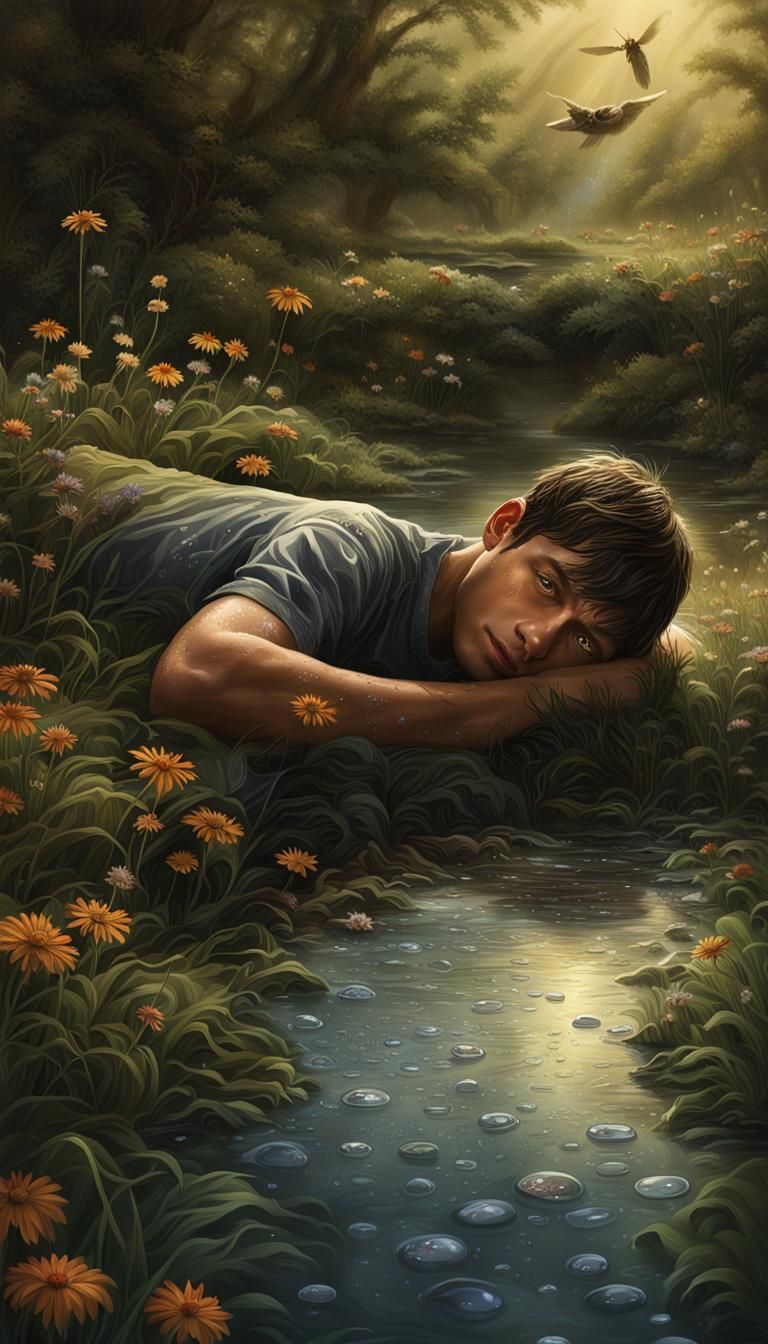 Brookside Reverie: A Matte Painting in Unreal Engine