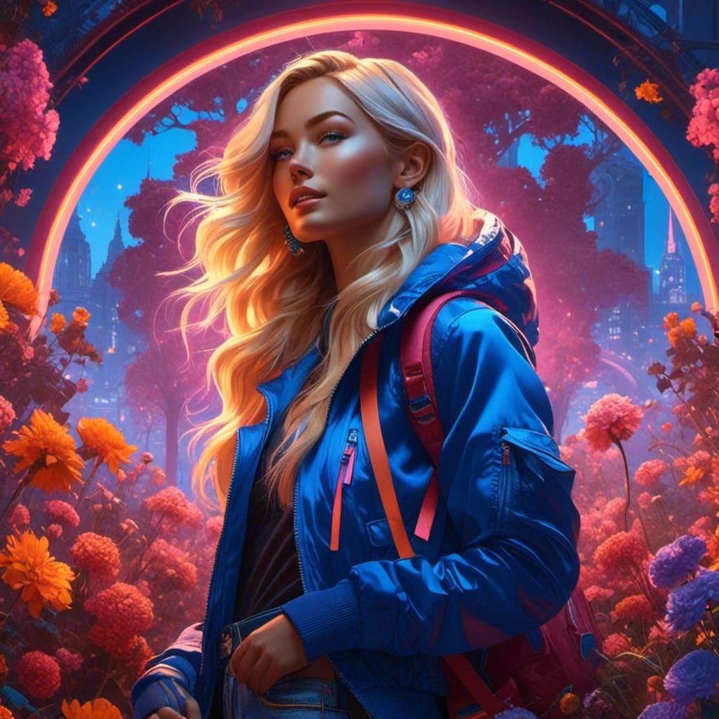 Julie goes to see a black light art creation to see what it'...