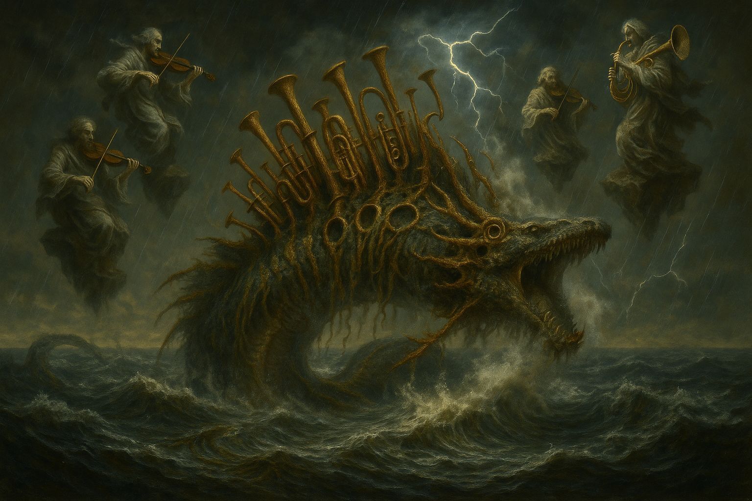 Leviathan's Twilight Orchestra: Baroque Oil Painting