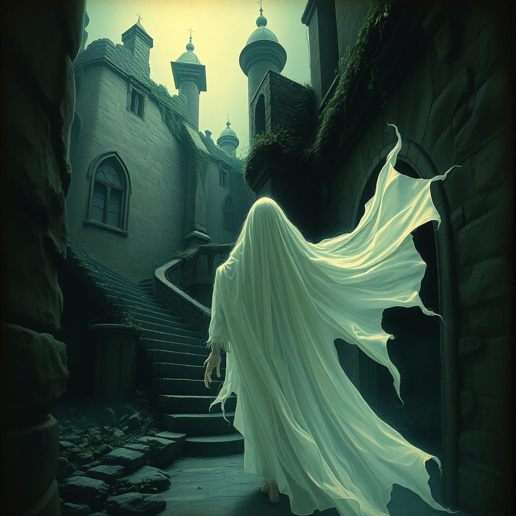 Spectral Haunting in Dark Surrealism