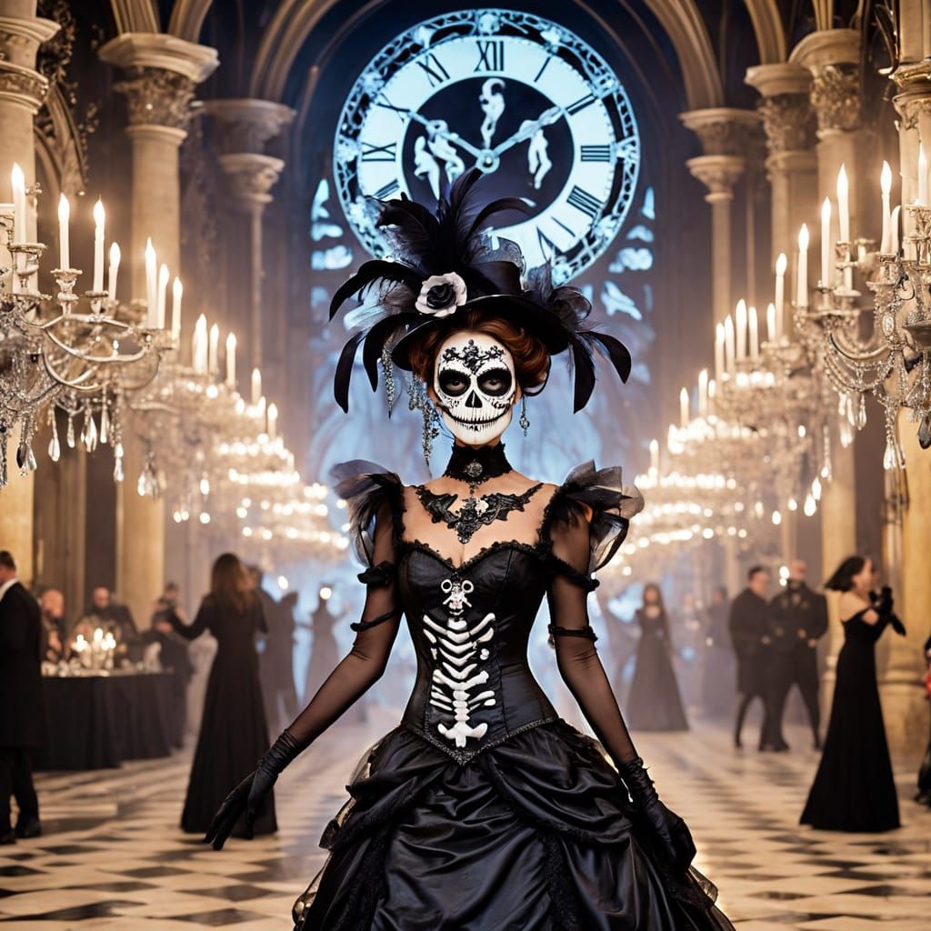 A gothic New Year’s masquerade ball