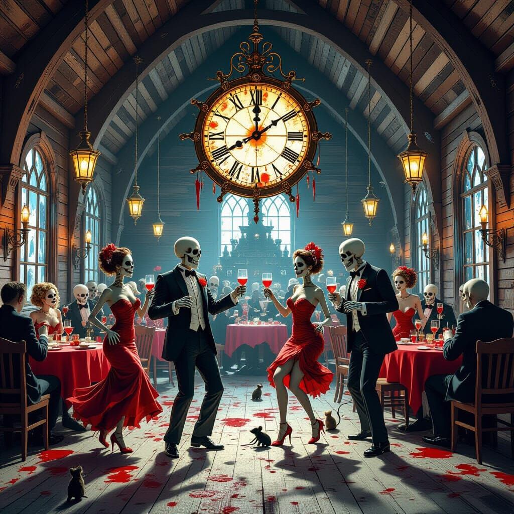 Haunted New Year's Eve Party in Eerie Chapel Cafe