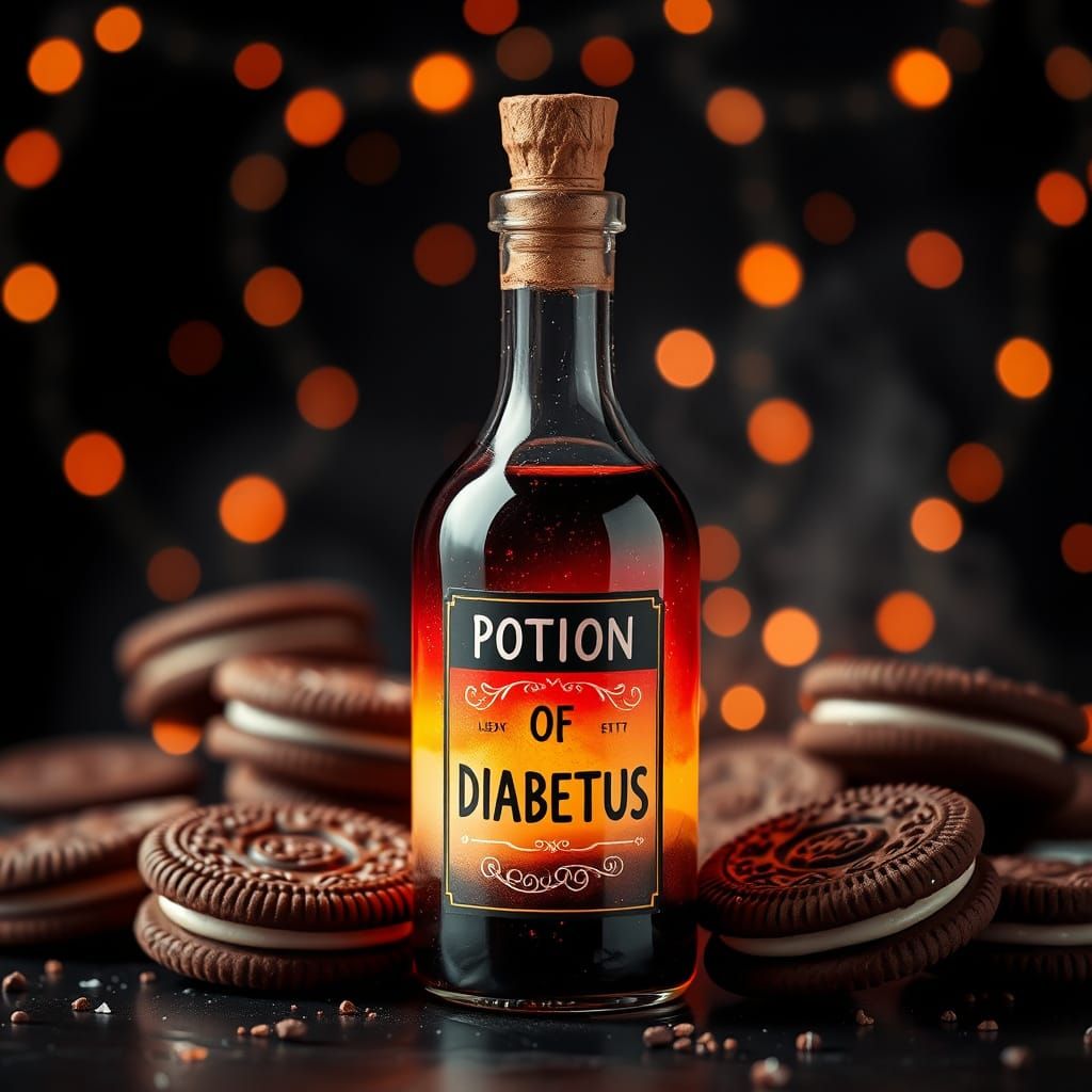 Synthwave Potion of Diabetus with Oreo Cookies