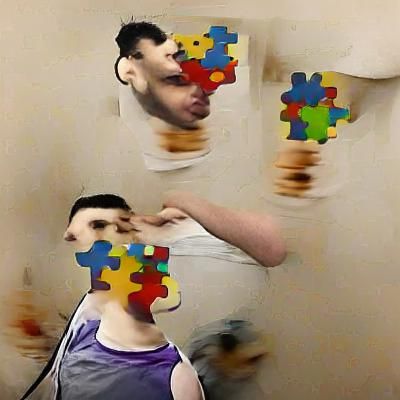 AI Generated Image Based on the Prompt Autism