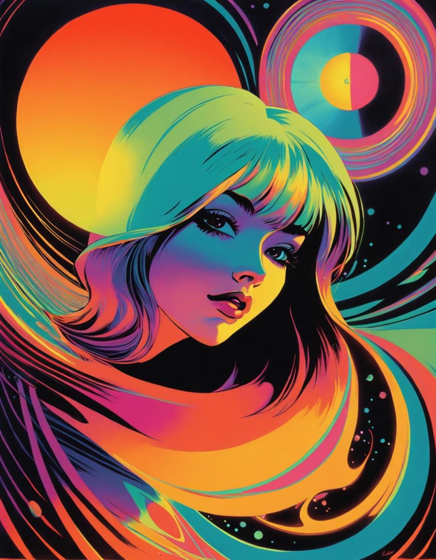 cel-shaded, gouache, digital illustration