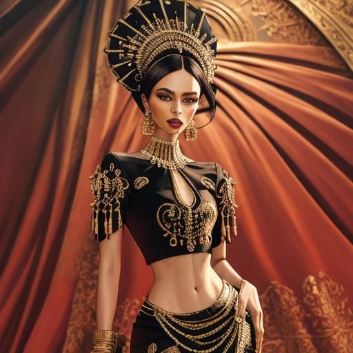 AI Image of Abstract Opulence