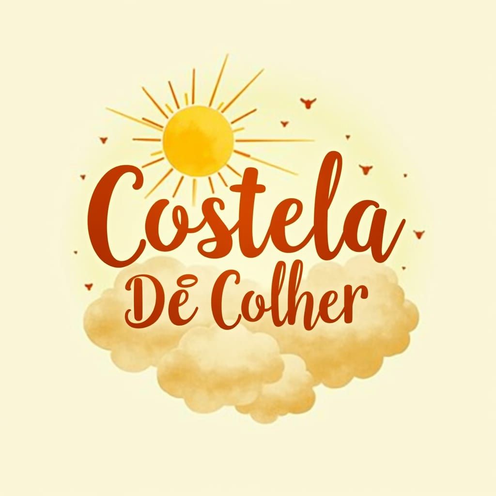 Costela de Colher Logo in Golden Sunshine