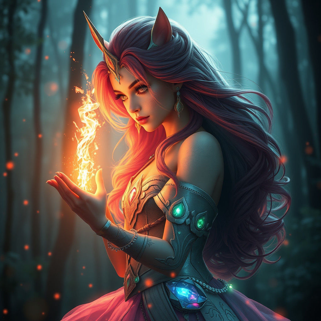 Twilight Sparkle Princess in Dreamy Forest Art
