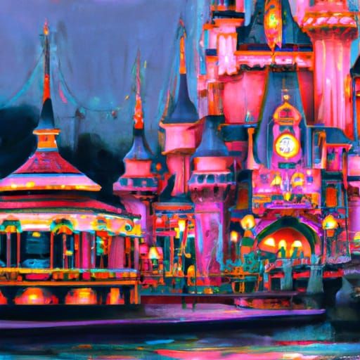 Epic Disneyland: Cinematic Digital Matte Painting