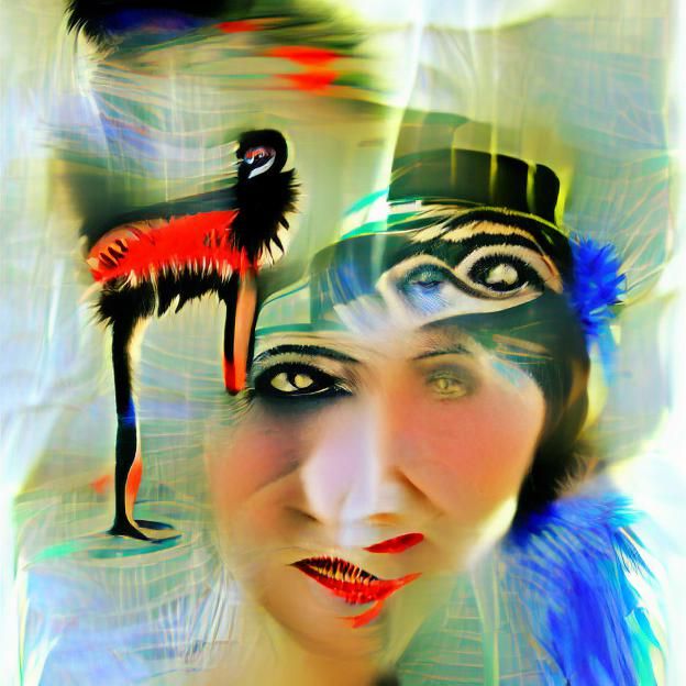 Ornate Skeleton in Gothic Digital Rendering