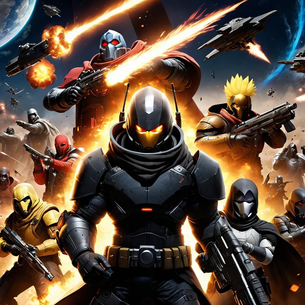 Epic Showdown: Good vs Evil in Explosive Conflict