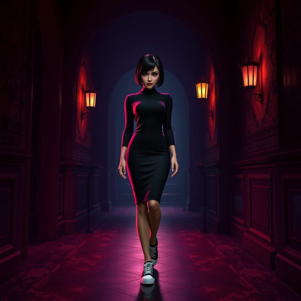 Mavis in Hotel Transylvania: Dark Fantasy Portrait