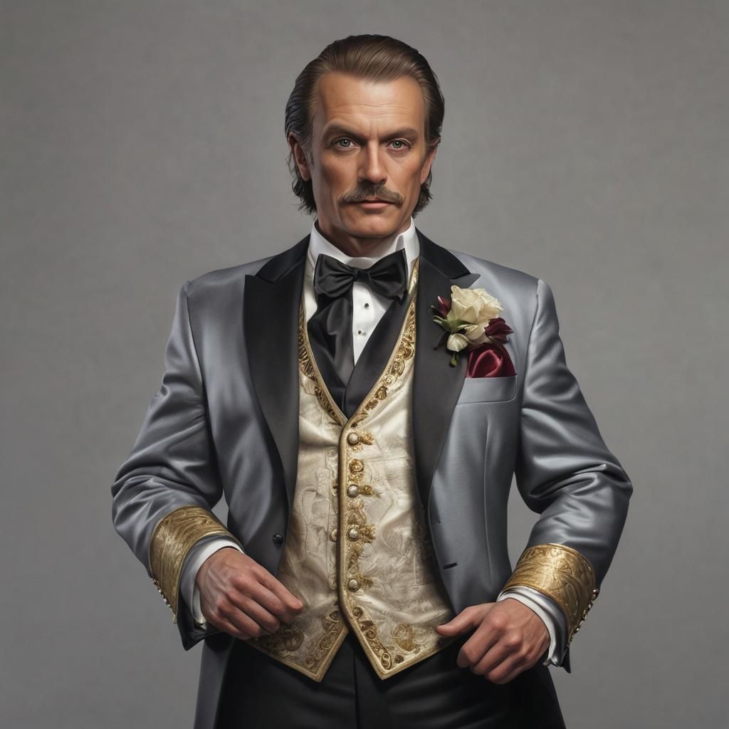 Powerful Warlord Al Drumpton in Tuxedo