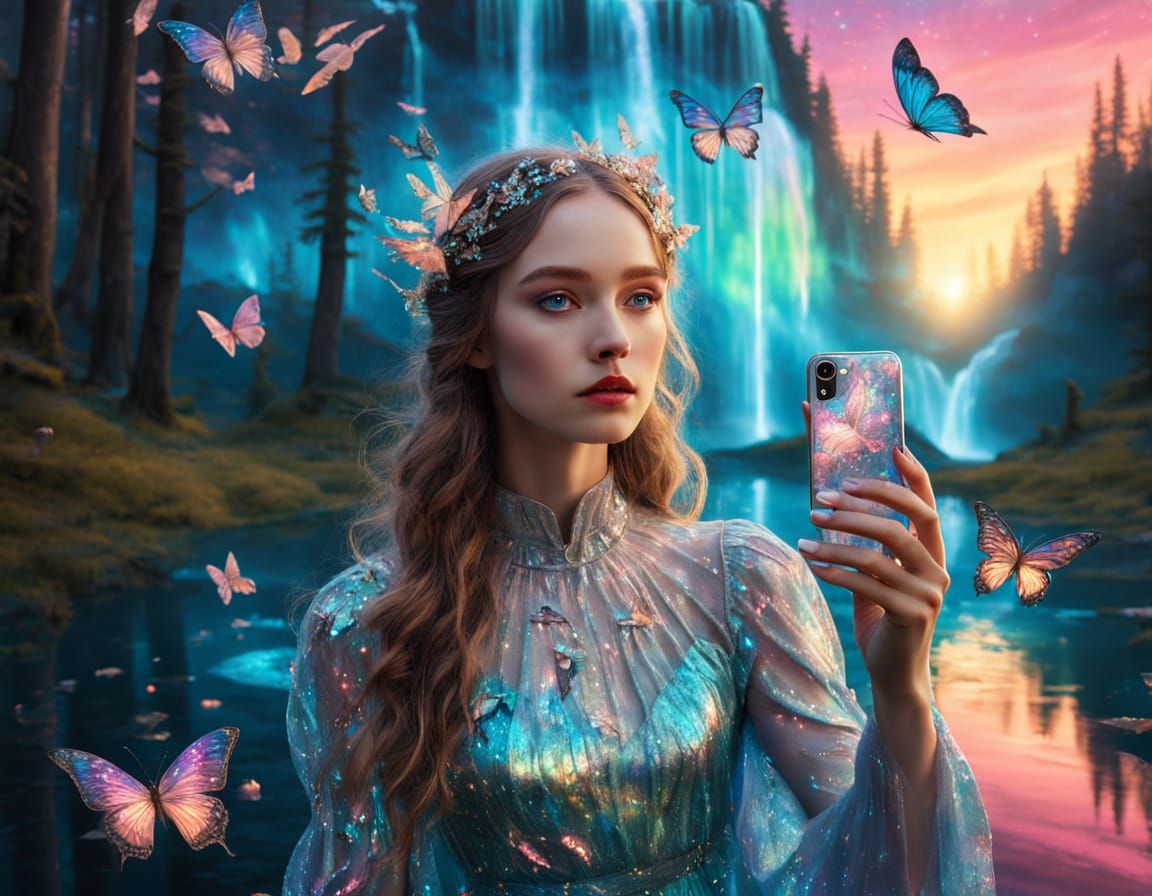 Enchanted Forest Dream in Whimsical Hues