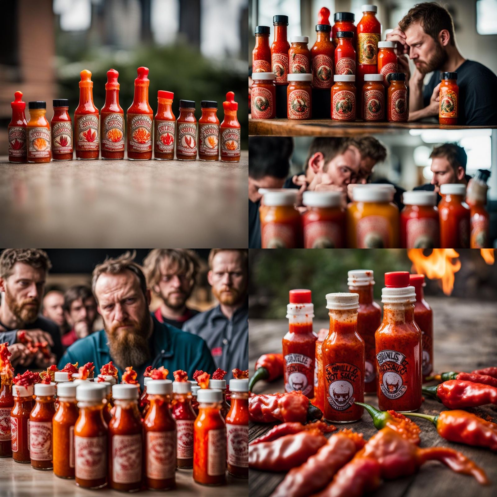 Hot Sauce Challenge: Extreme Reactions in Sharp Focus