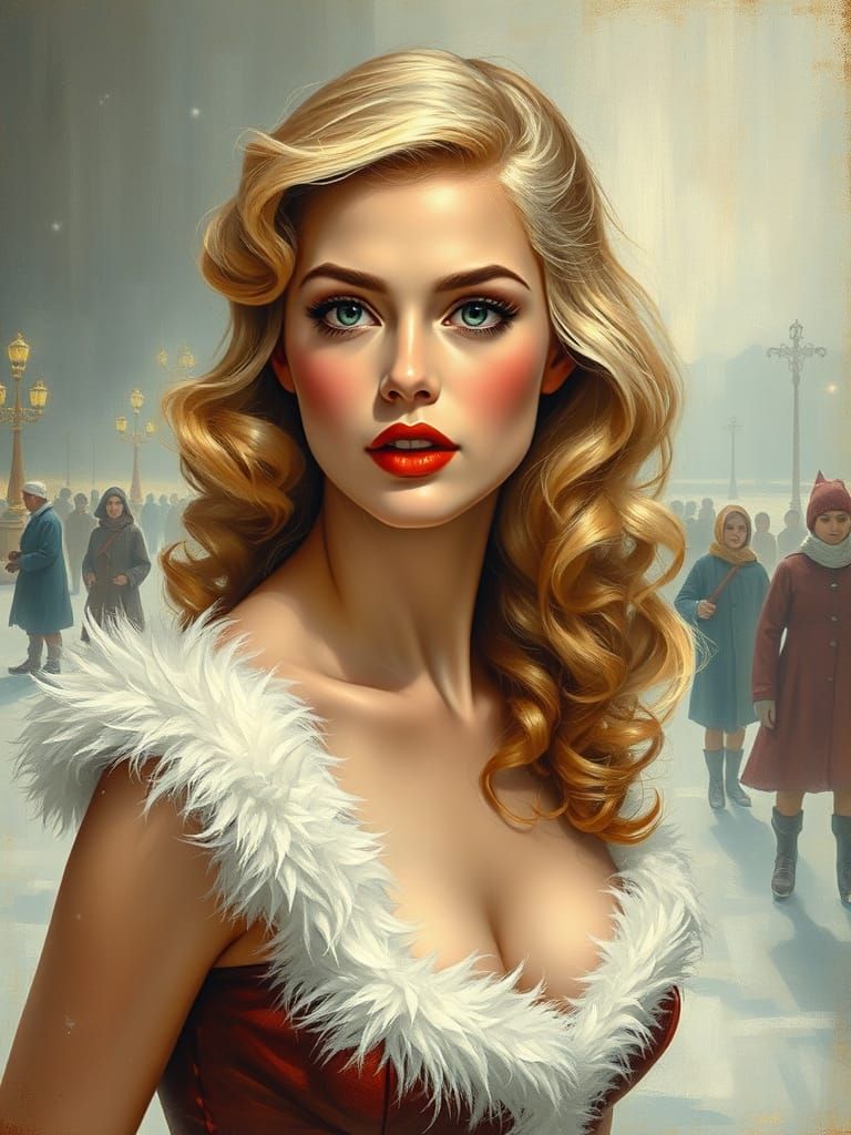 "Leonardo da Vinci + Saville, where Leonardo's sfumato creates ethereal atmospheric transitions that amplify contemplati...