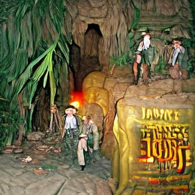 Loot Filled Treasure Cave in Jungle Temple