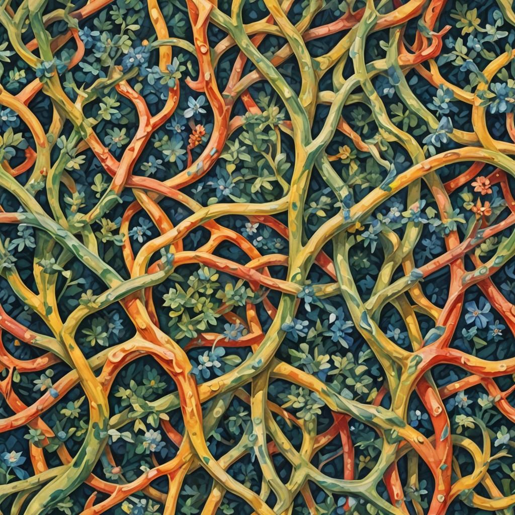 Lorentzian Manifold as Impasto Gouache Painting