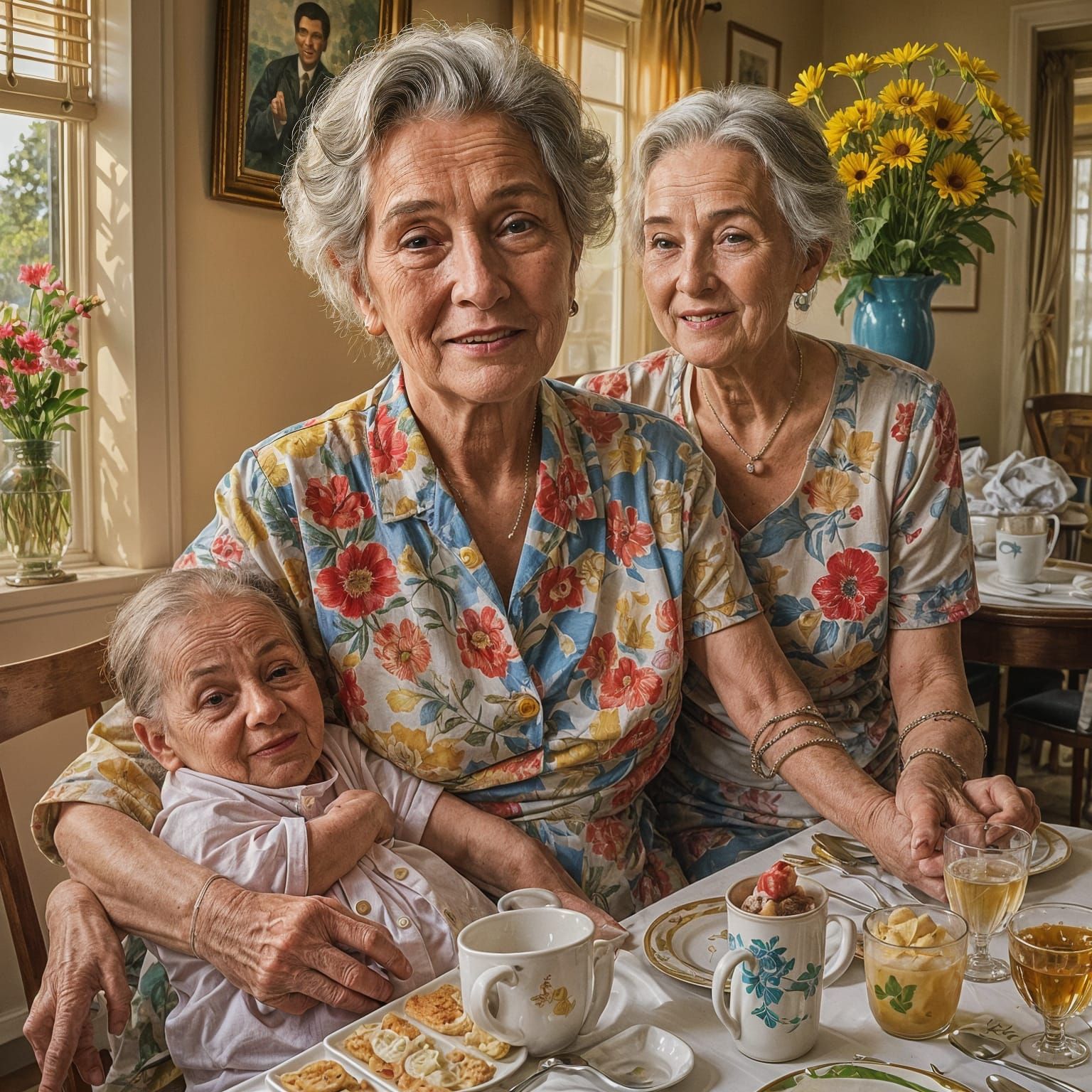Humorous Scene: 107-Year-Old Woman Gives Birth to Twins