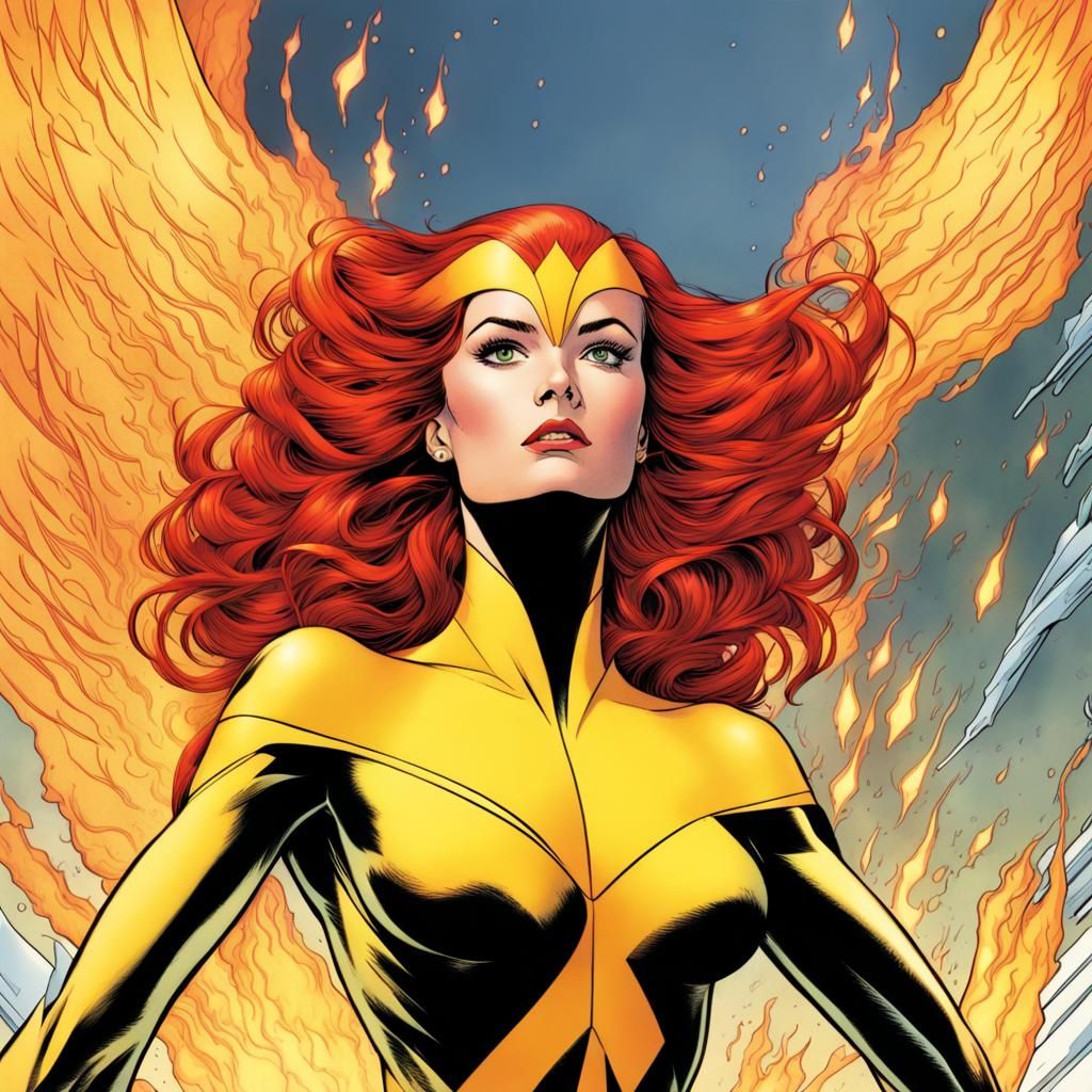 Jean Grey as Dark Phoenix, Kirby Style