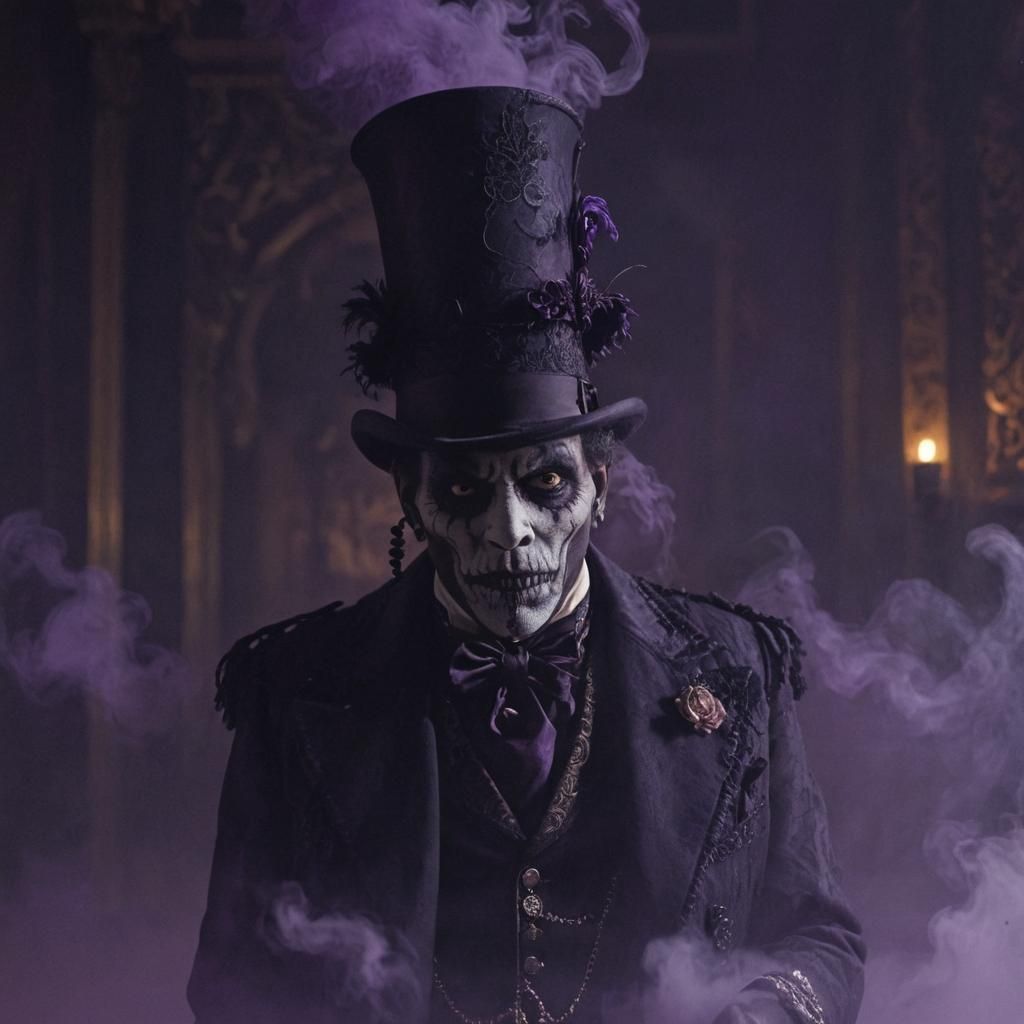 Cinematic Baron Samedi Blows Purple Fog