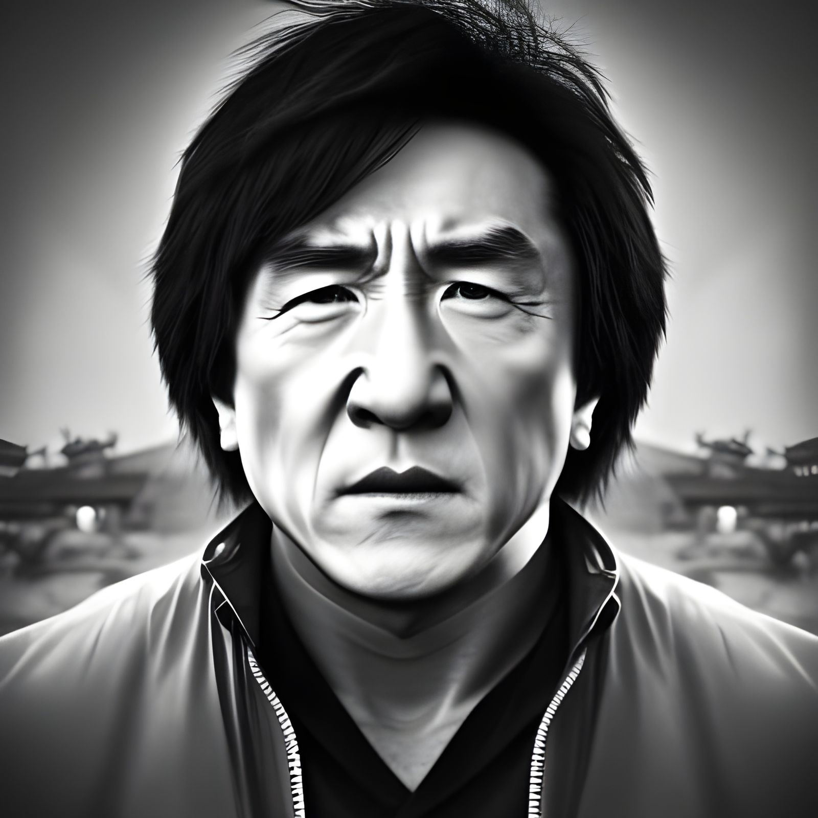 Jackie Chan as Link Portrait